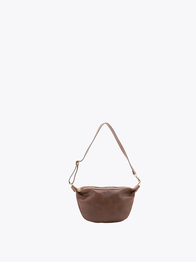 Leather Crescent Shoulder Bag Crossbody for Daily Use And Travel
