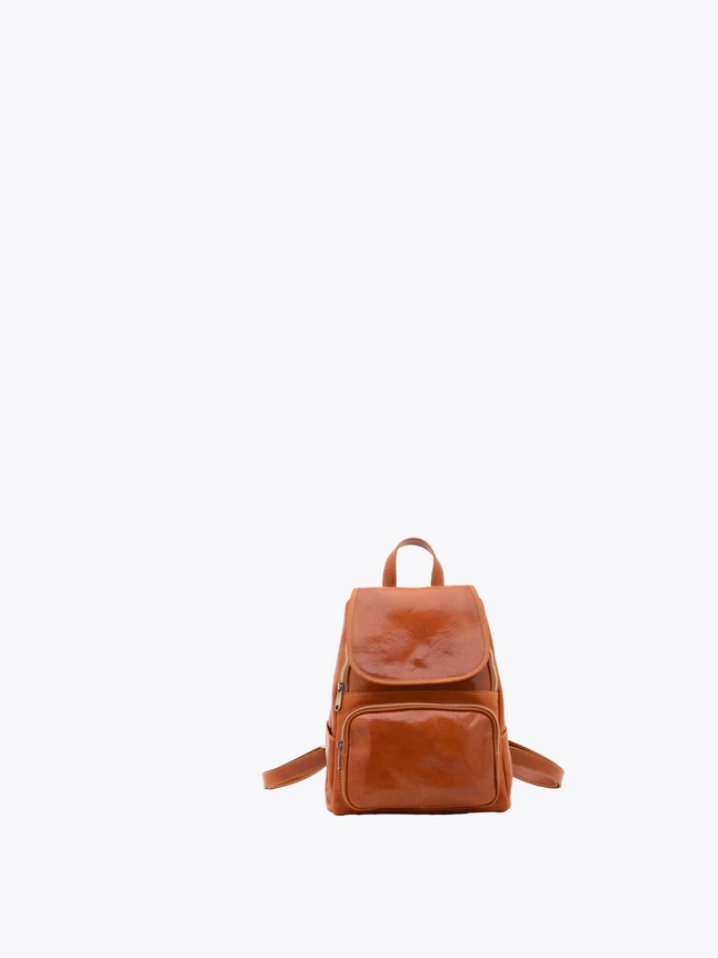 Minimalist Leather Shoulder Bag Laptop Backpacks Daily Use