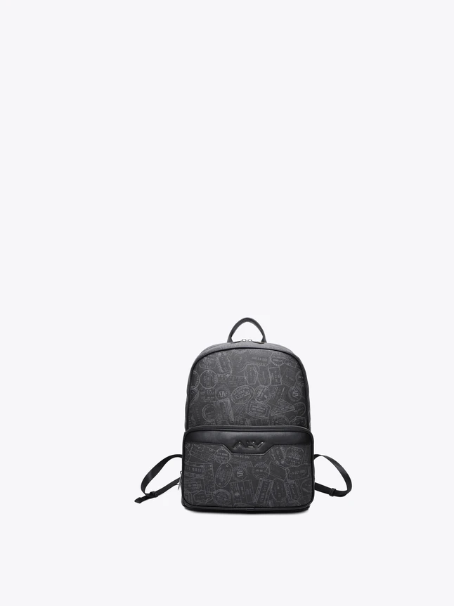 Urban Nylon Backpack Graphic Print Laptop Backpacks