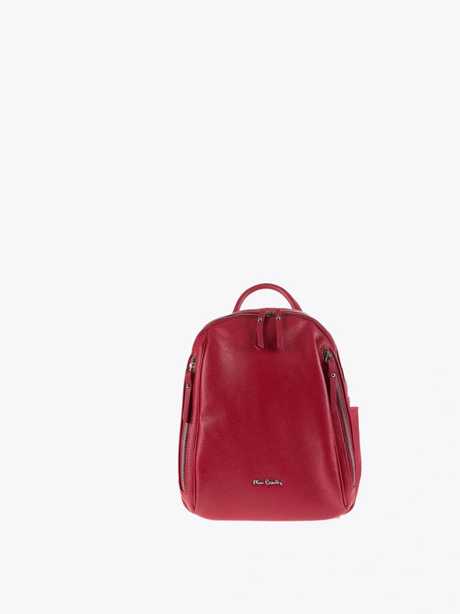 Genuine Leather Refined Backpack For Women - Sleek Design With Structured Shape