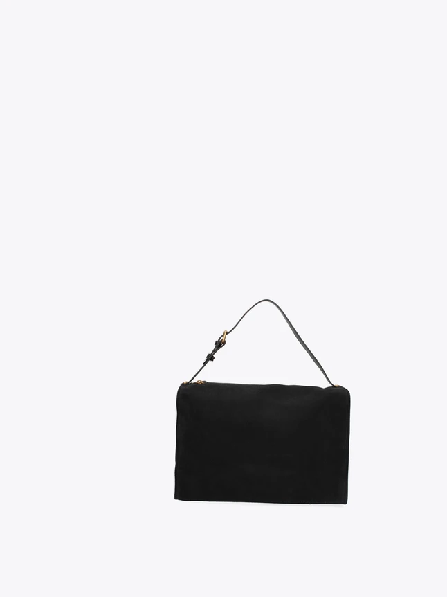 Minimalist Suede Shoulder Bag Effortless Everyday Carryall