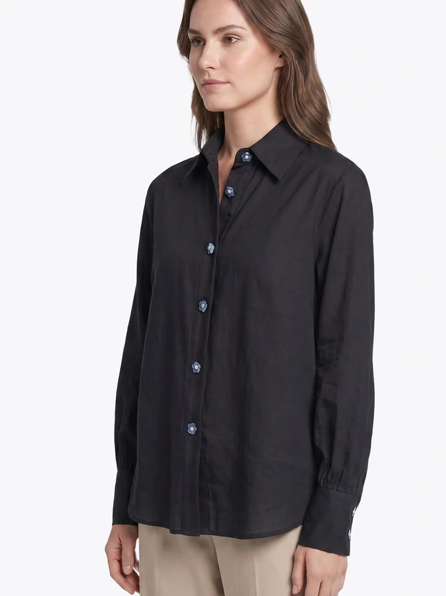 Women's Structured Blouse For Special Occasions - Classic Design