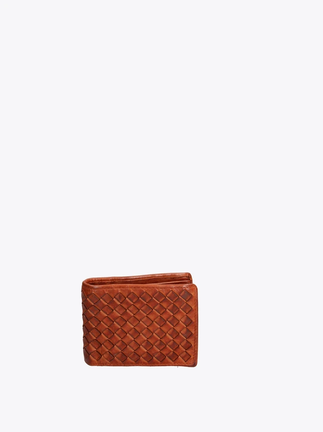 Woven Leather Cardholder for Daily Essentials