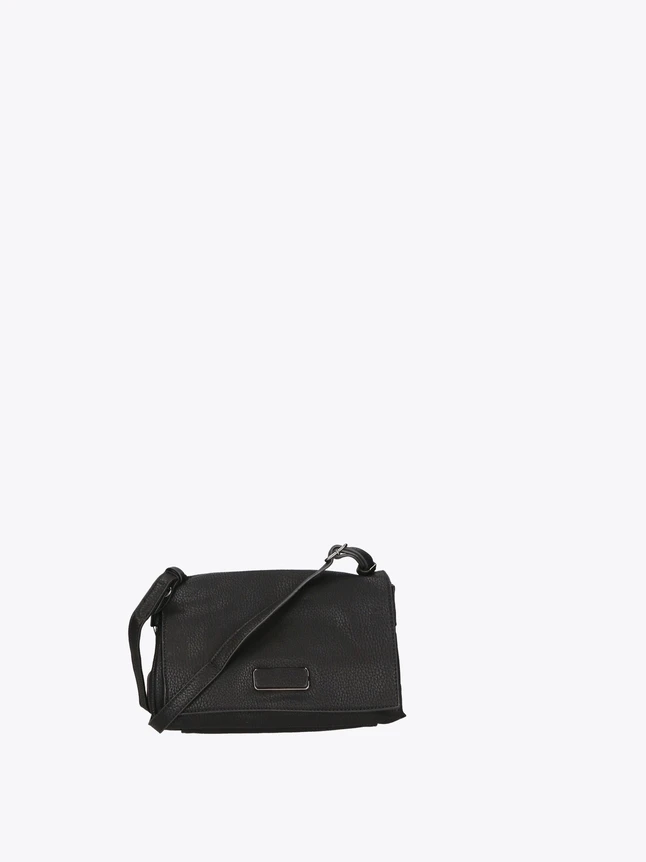 Minimalist Suede Crossbody Bag Flap And Adjustable Strap