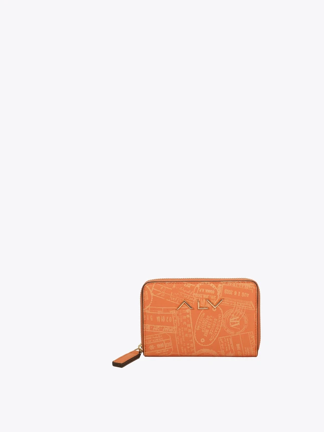 Luxurious Canvas Wallet Clutch Card Slot Organizer Wrist Strap Everyday Use