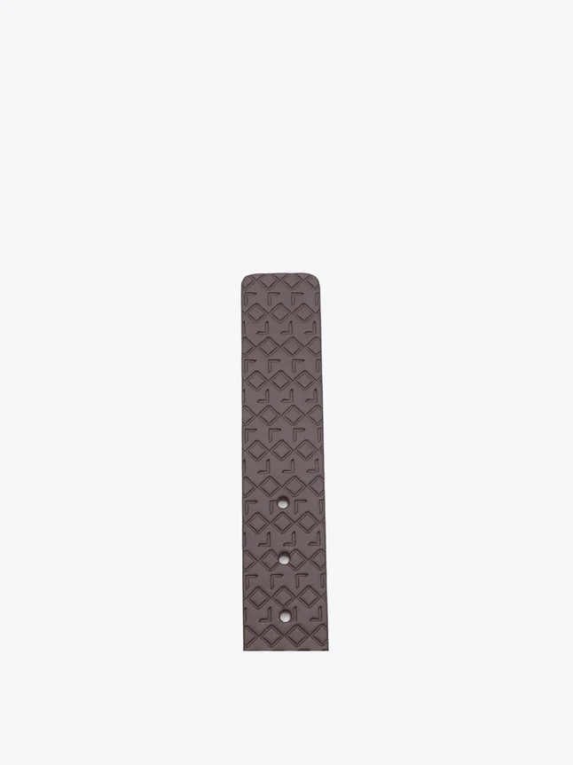 Refined Geometric Pattern Leather Men's Belt with Elegant Pin Buckle