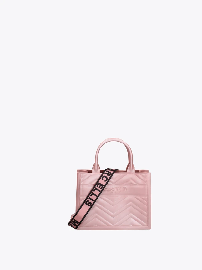 Quilted Leather Tote Bag for Work And Travel