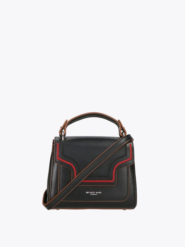 Chic Leather Crossbody Bag with Top Handle for Everyday Use