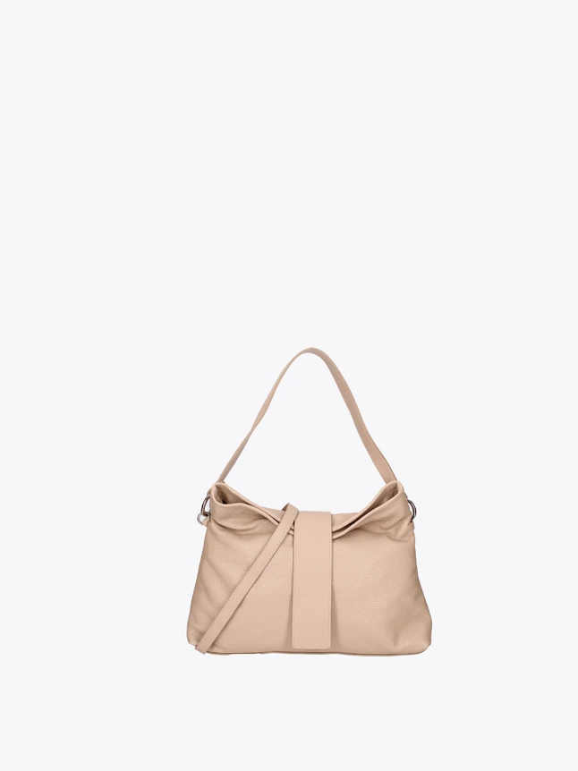 Leather Satchel Bag Top Handle Front Tie Strap Daily Use