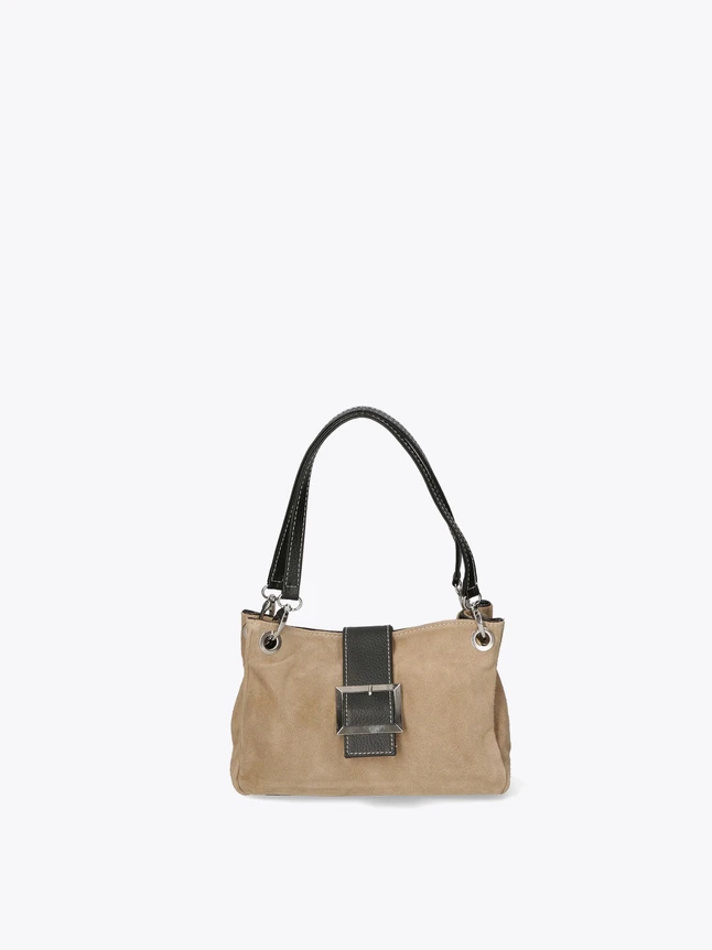 Suede Top Handle Satchel for Everyday Use