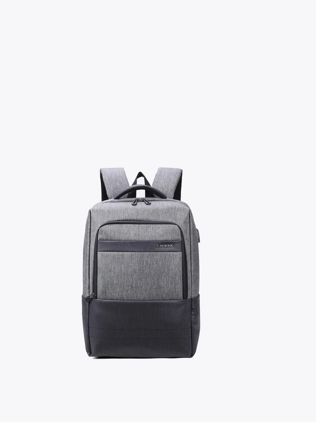 Minimalist Textured Fabric Laptop Backpacks for Work Daily Commute