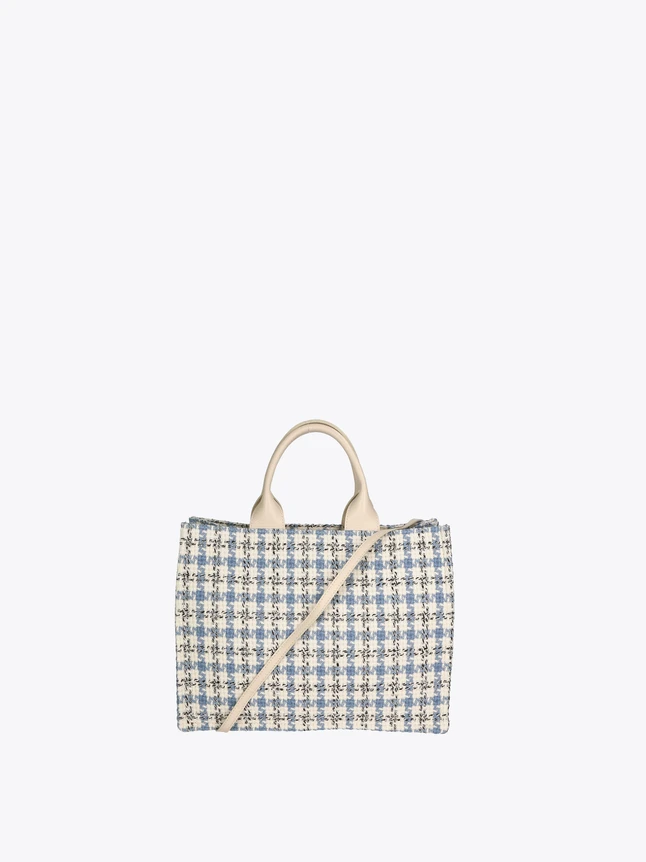Woven Tote Bag for Everyday Use Crossbody Strap