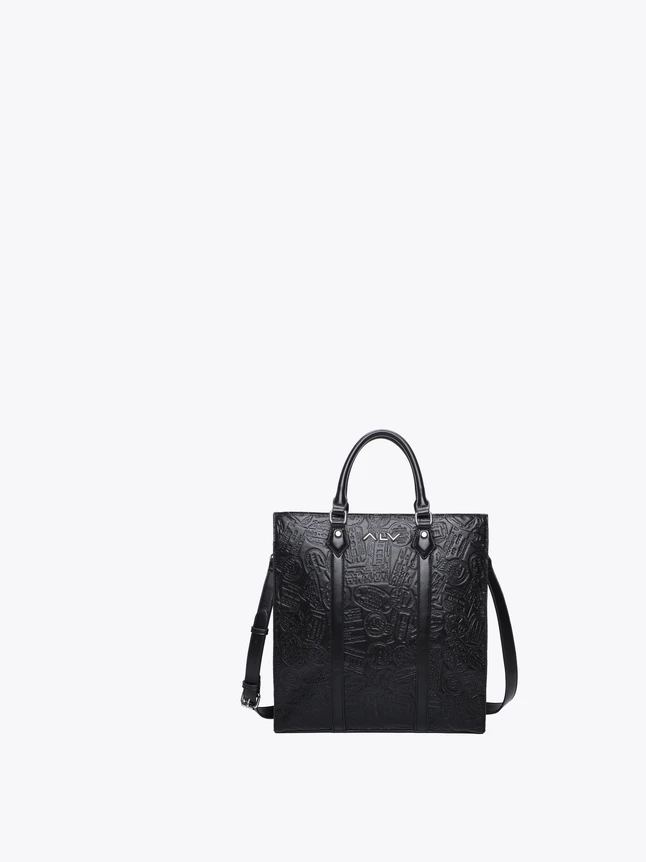 Leather Embossed Tote Bag for Work And Daily Use