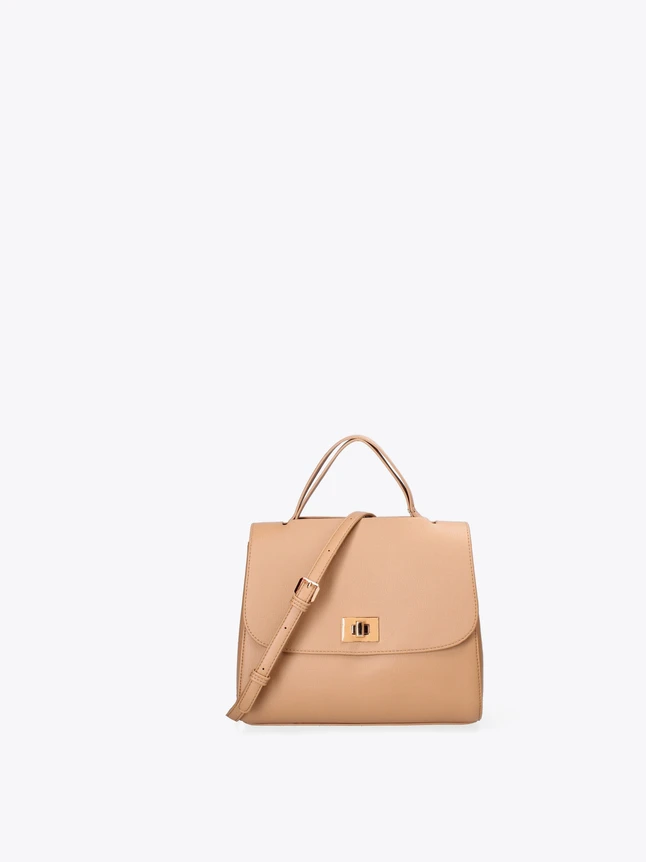 Leather Minimalist Top Handle Satchel for Everyday Use
