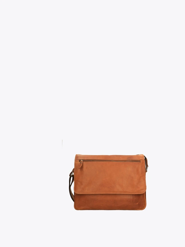 Leather Messenger Bag for Everyday Travel And Work
