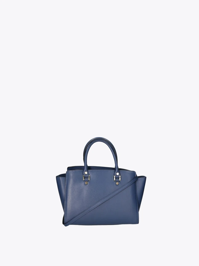 Leather Satchel Handbag with Top Handles And Crossbody Strap Everyday Use