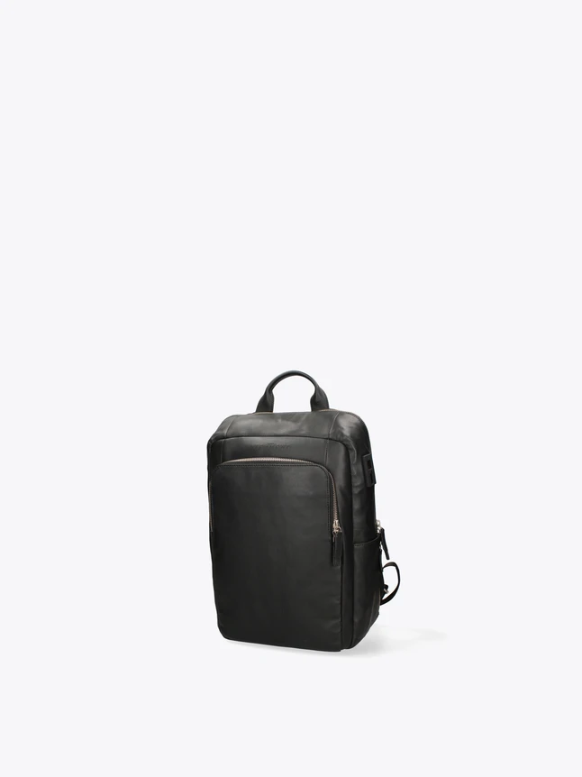 Sleek Leather Professional Backpack for Commute and Business Travel