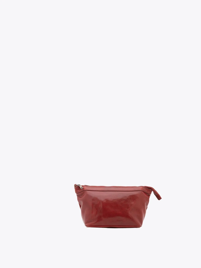 Minimalist Leather Cosmetic Pouch Travel Essentials