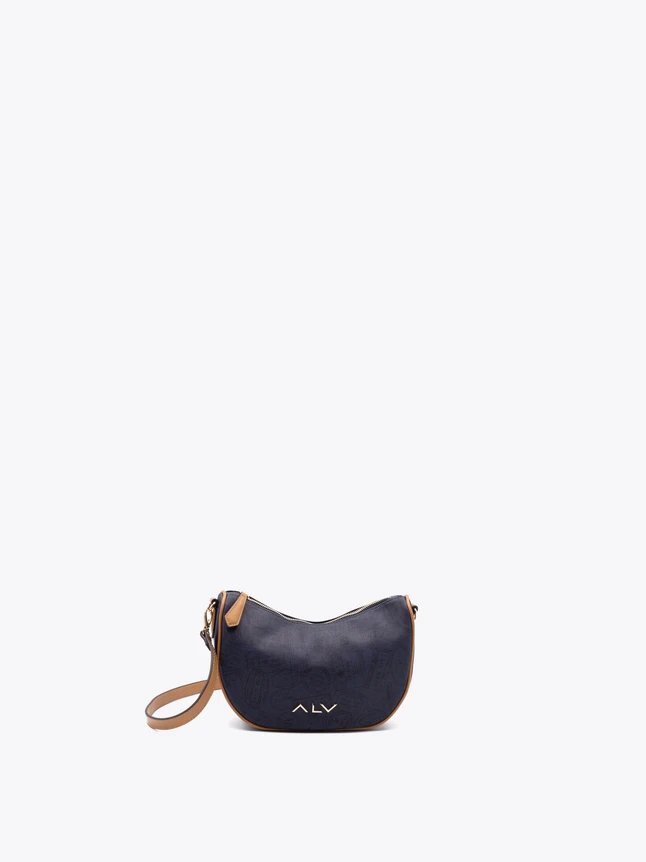 Minimalist Crescent Leather Crossbody Bag for Everyday Essentials