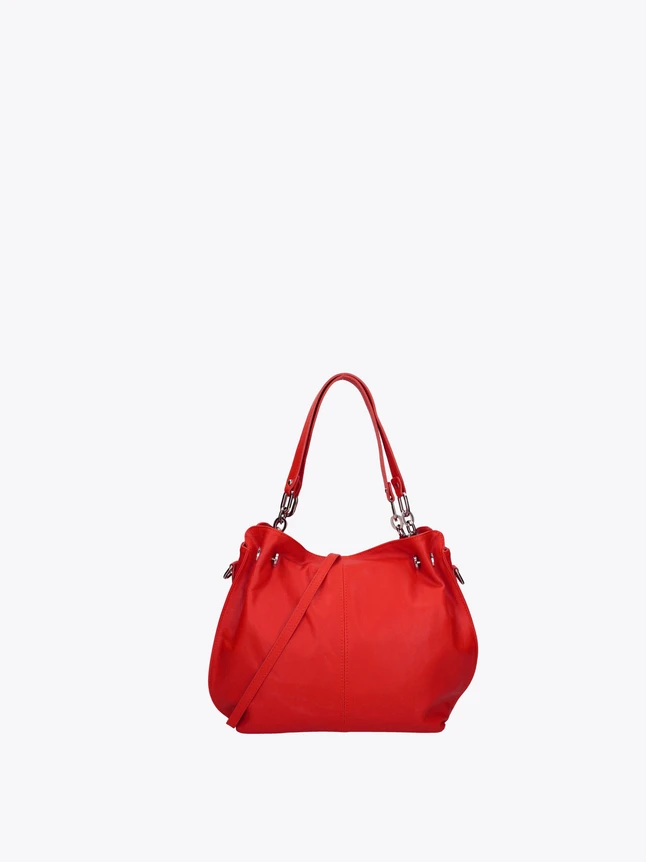 Leather Hobo Bag with Top Handle And Removable Crossbody Strap for Everyday Use