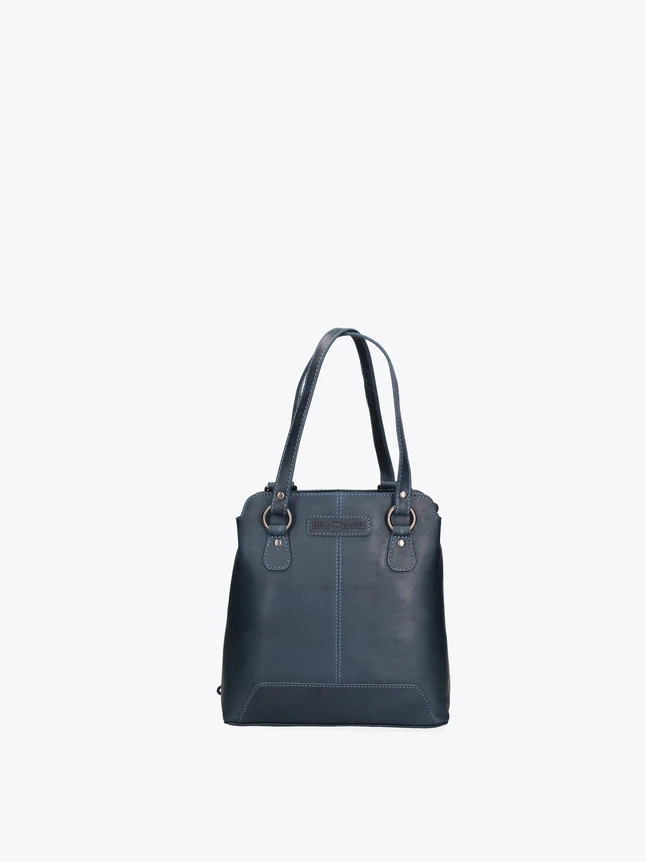 Elegant Leather Convertible Shoulder Backpack for Daily Sophistication