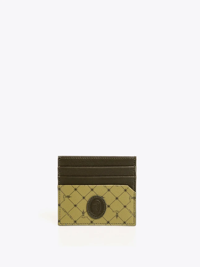 Minimalist Compact Canvas And Leather Card Holder for Everyday Use