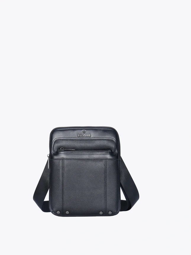 Genuine Leather Sophisticated Crossbody Bag For Men - Timeless Design