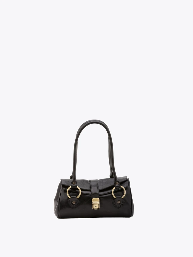 Classic Leather Top Handle Satchel Bag for Everyday Use