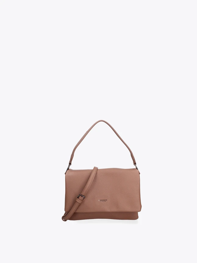 Minimalist Flap Leather Crossbody Bag for Everyday Use