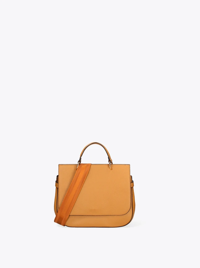 Elegant Leather Satchel Bag Top Handle for Everyday Use