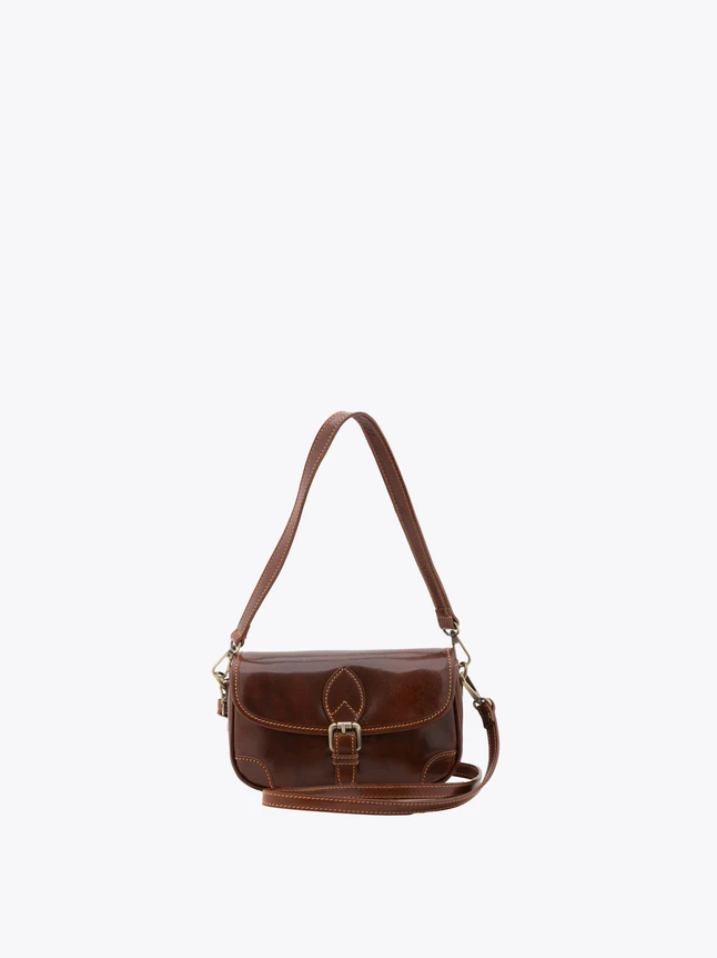 Leather Saddle Crossbody Bag for Everyday Use